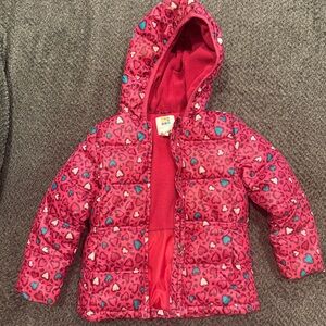 Healthtex Pink and Teal Patterned Jacket